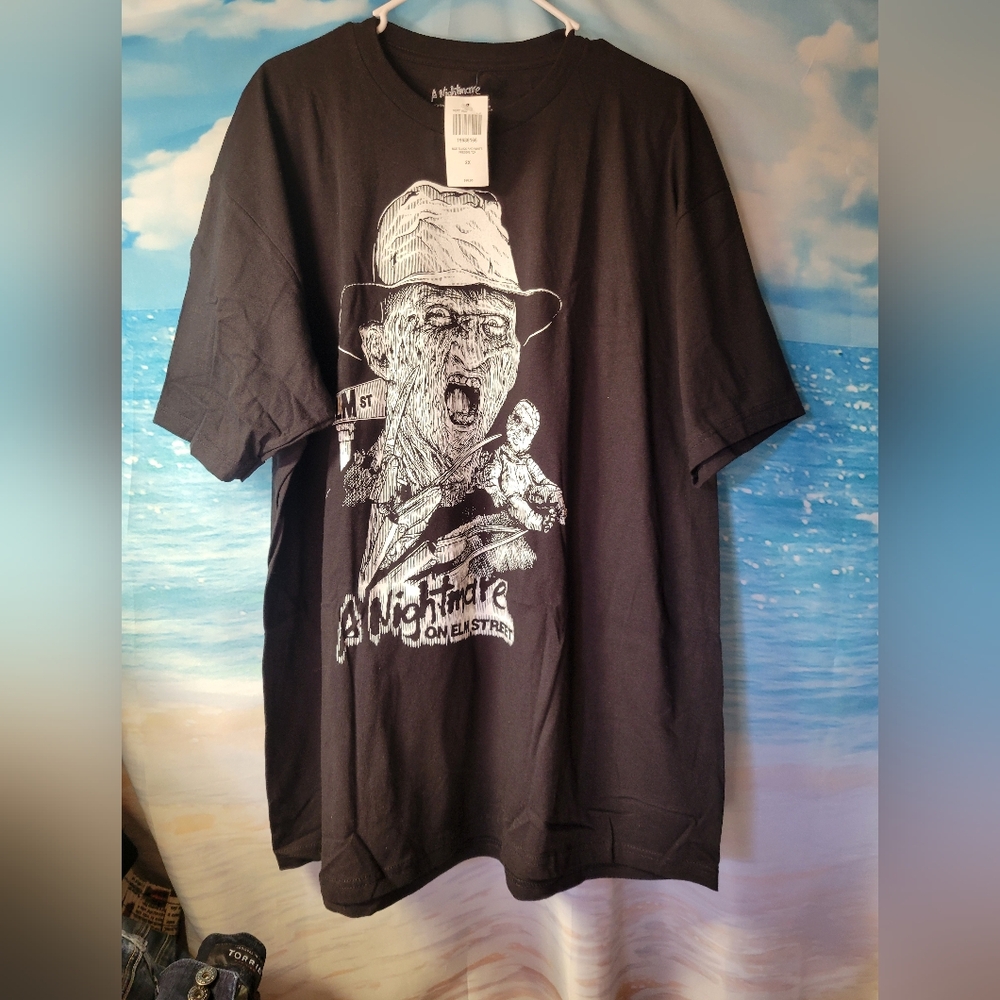 Nightmare On Elm Street NWT Freddy Tshirt Unisex‎ Size 2X